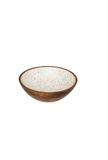 Stylepoint Wooden bowl white  25x7,5 cm