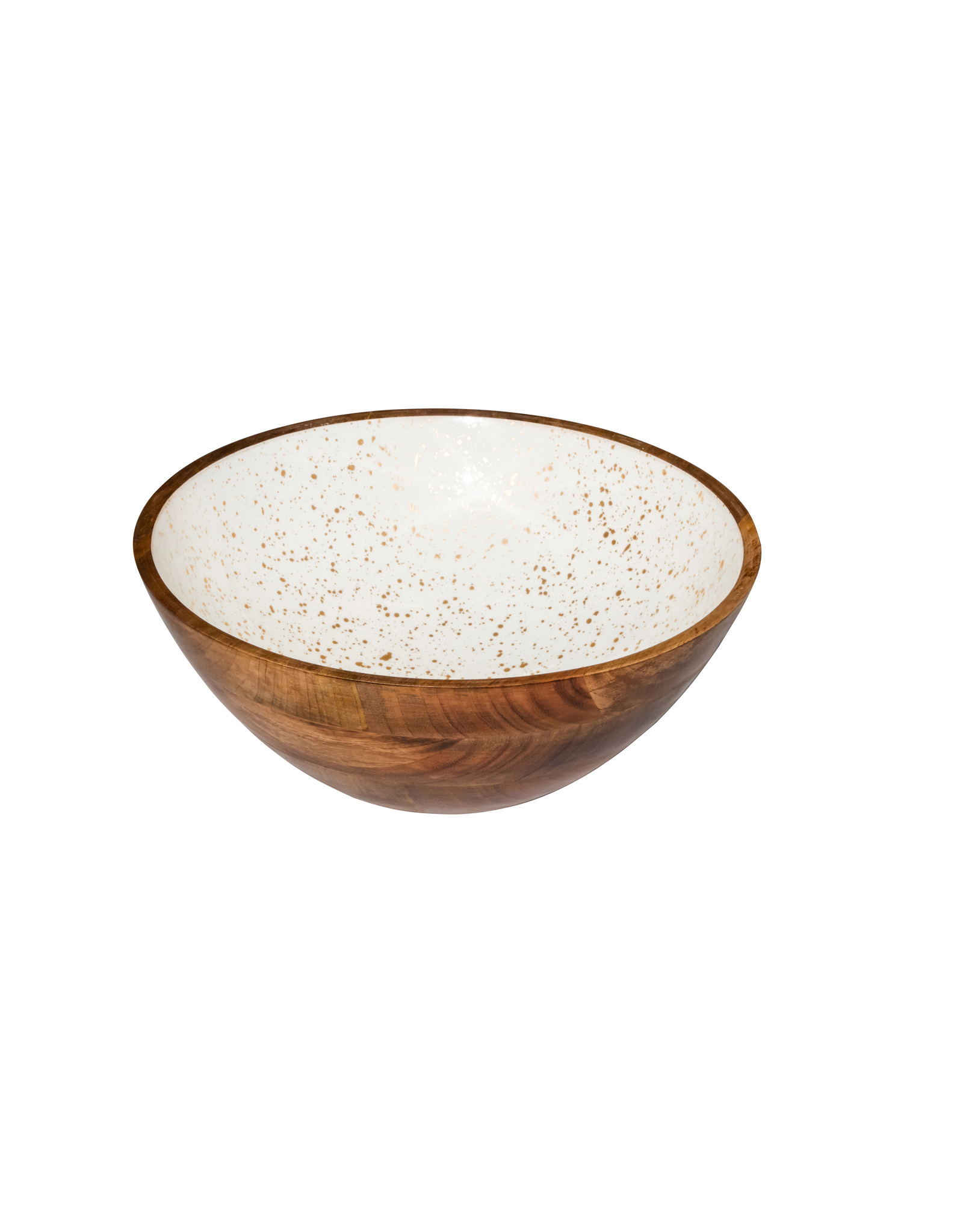 Stylepoint Wooden Bowl white  30x10 cm 3,6L
