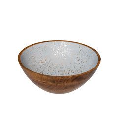 Stylepoint Wooden Bowl grey  30x10 cm 3,6L