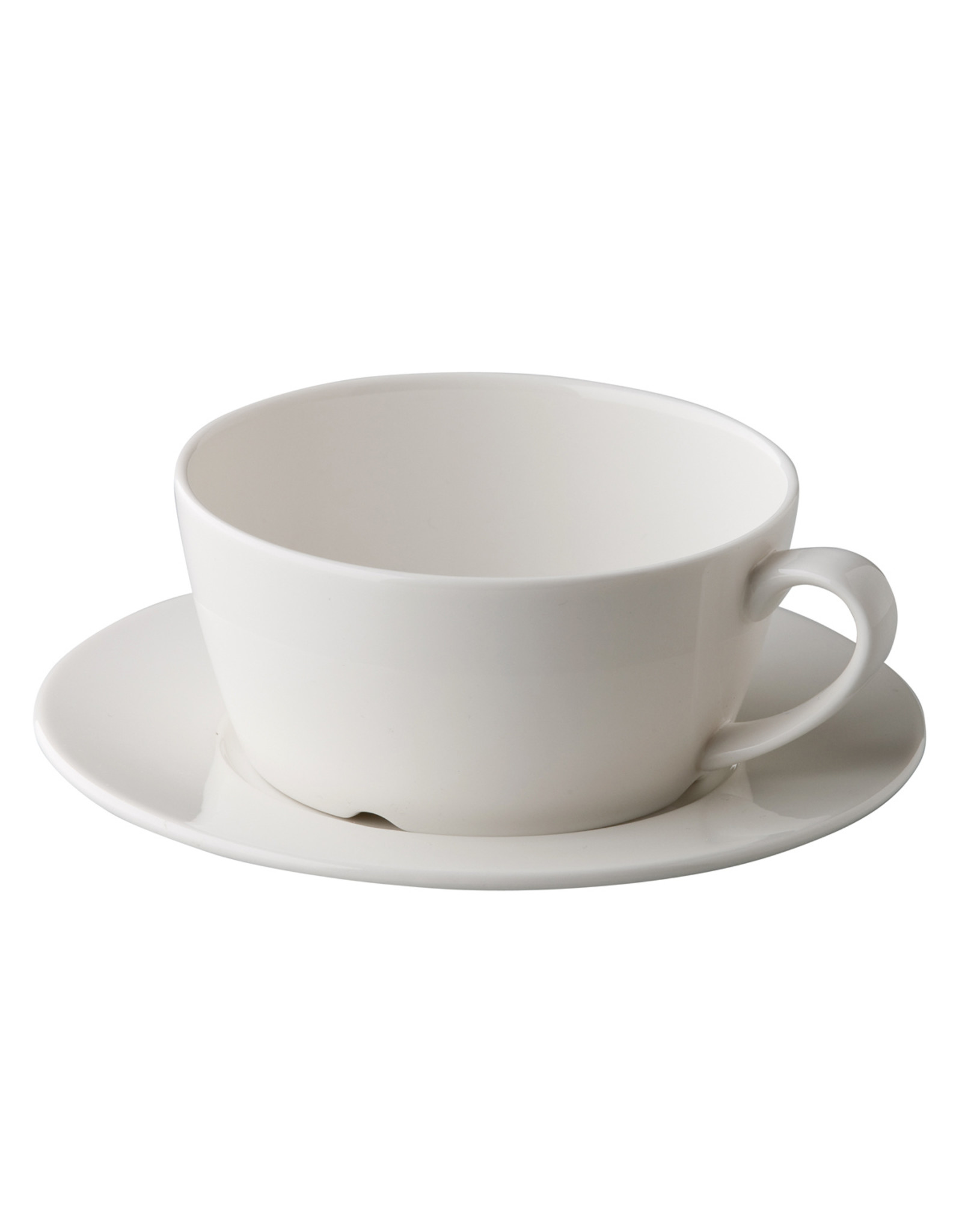 Stylepoint Q Fine China soup bowl with one handle 300 ml