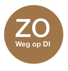 Stylepoint Afwasb. sticker 'zo weg op di' 19 mm 500/rol