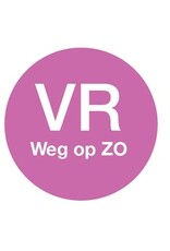 Stylepoint Afwasb. sticker 'vr weg op zo' 19 mm 500/rol