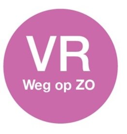 Stylepoint Afwasb. sticker 'vr weg op zo' 19 mm 500/rol