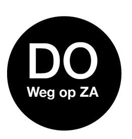 Stylepoint Afwasb. sticker 'do weg op za' 19 mm 500/rol