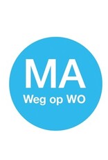 Stylepoint Afwasb. sticker 'ma weg op wo' 19 mm 500/rol