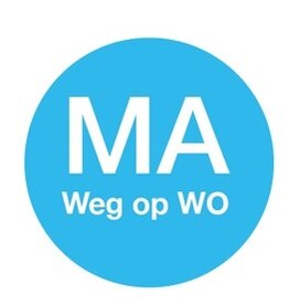 Stylepoint Afwasb. sticker 'ma weg op wo' 19 mm 500/rol