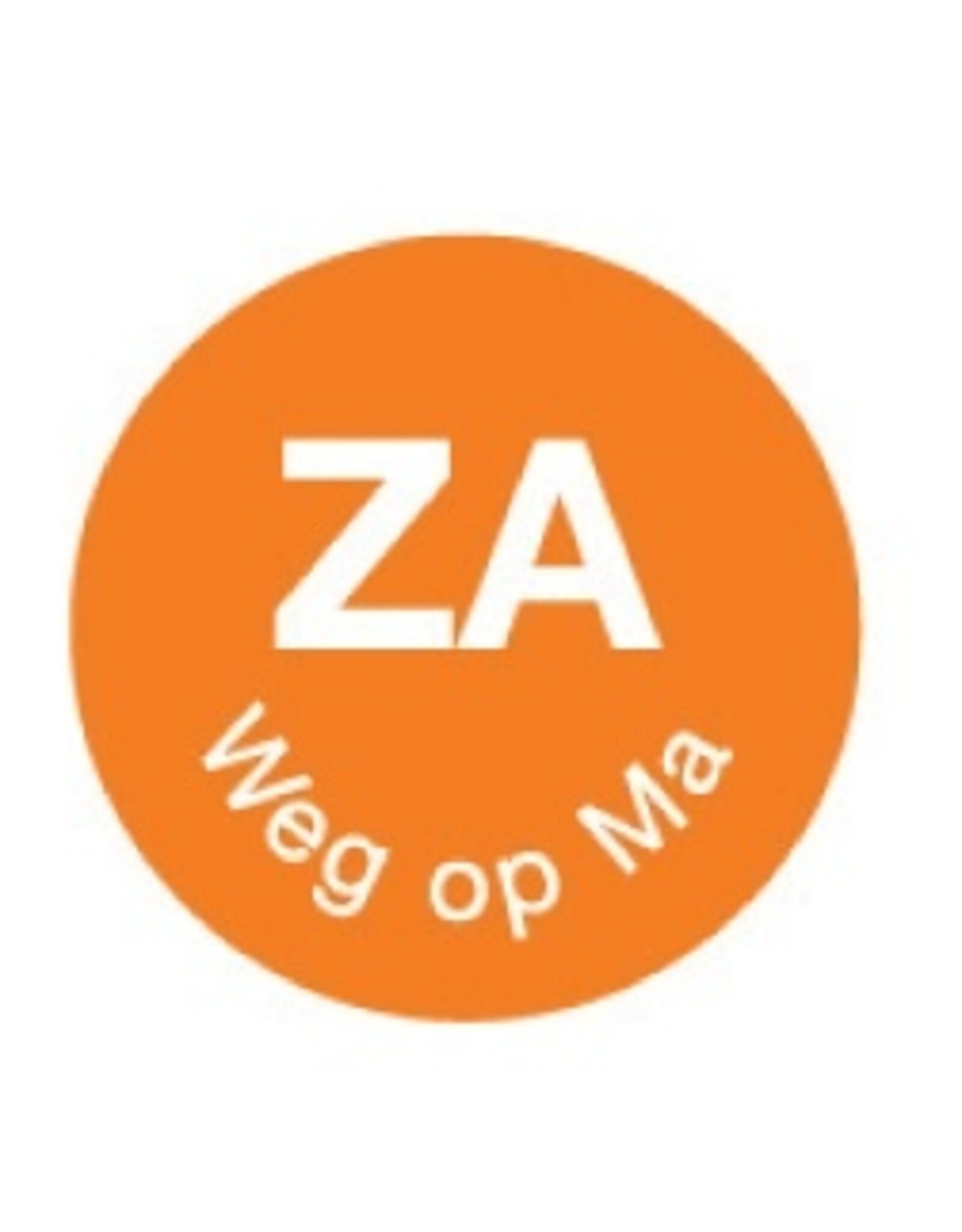Stylepoint Permanent sticker 'za weg op ma' 19 mm 1000/roll