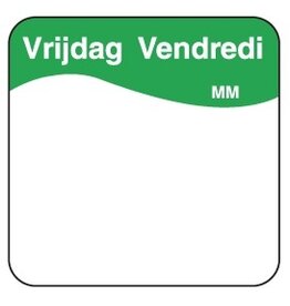 Stylepoint Makk. verwijderbare sticker vrijdag 25 mm 1000/rol