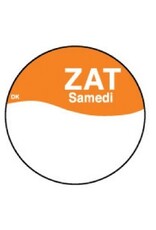 Stylepoint Perm. writable sticker Saturday 19 mm 1000/roll