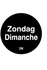 Stylepoint Permanente sticker zondag 19 mm 1000/rol