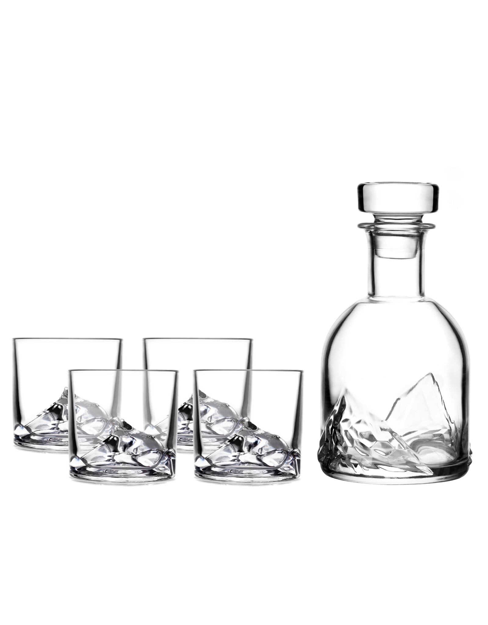 Liiton LIITON Everest Set, Decanter 1L + 4x glass 270ml, giftbox