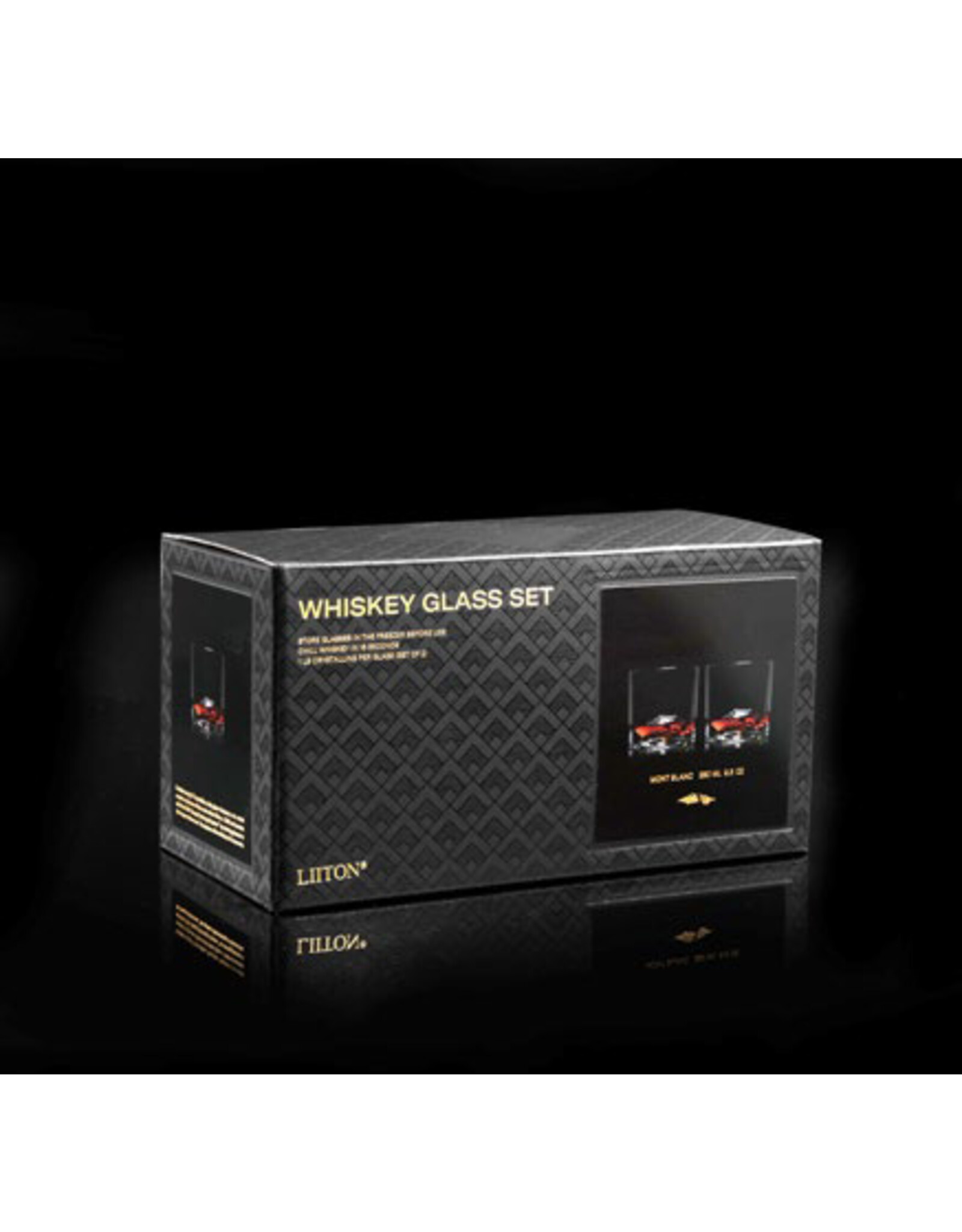 Liiton LIITON Mont Blanc Glass 280ml, 2-pack, giftbox