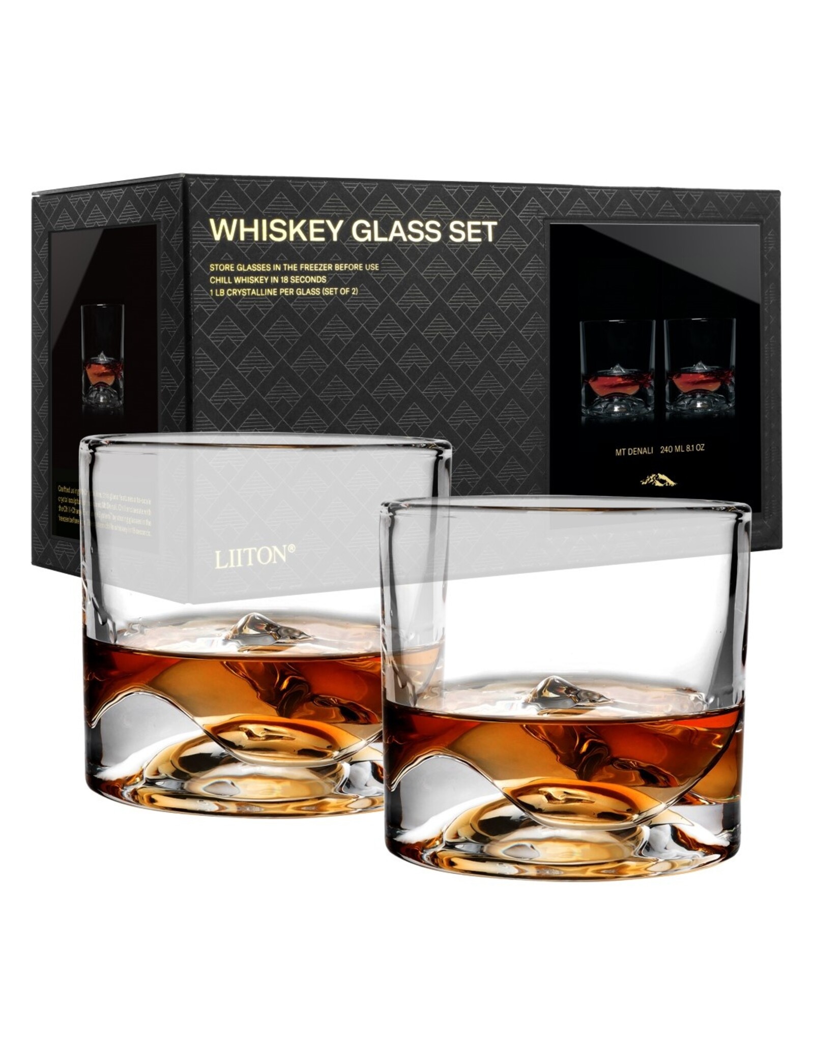 Liiton LIITON Mount Denali Glass 230ml, 2-pack, giftbox