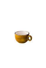Stylepoint Jersey koffie/cappuccino kop stapelbaar geel 200ml