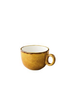 Stylepoint Jersey latte coffee cup stackable yellow 350ml