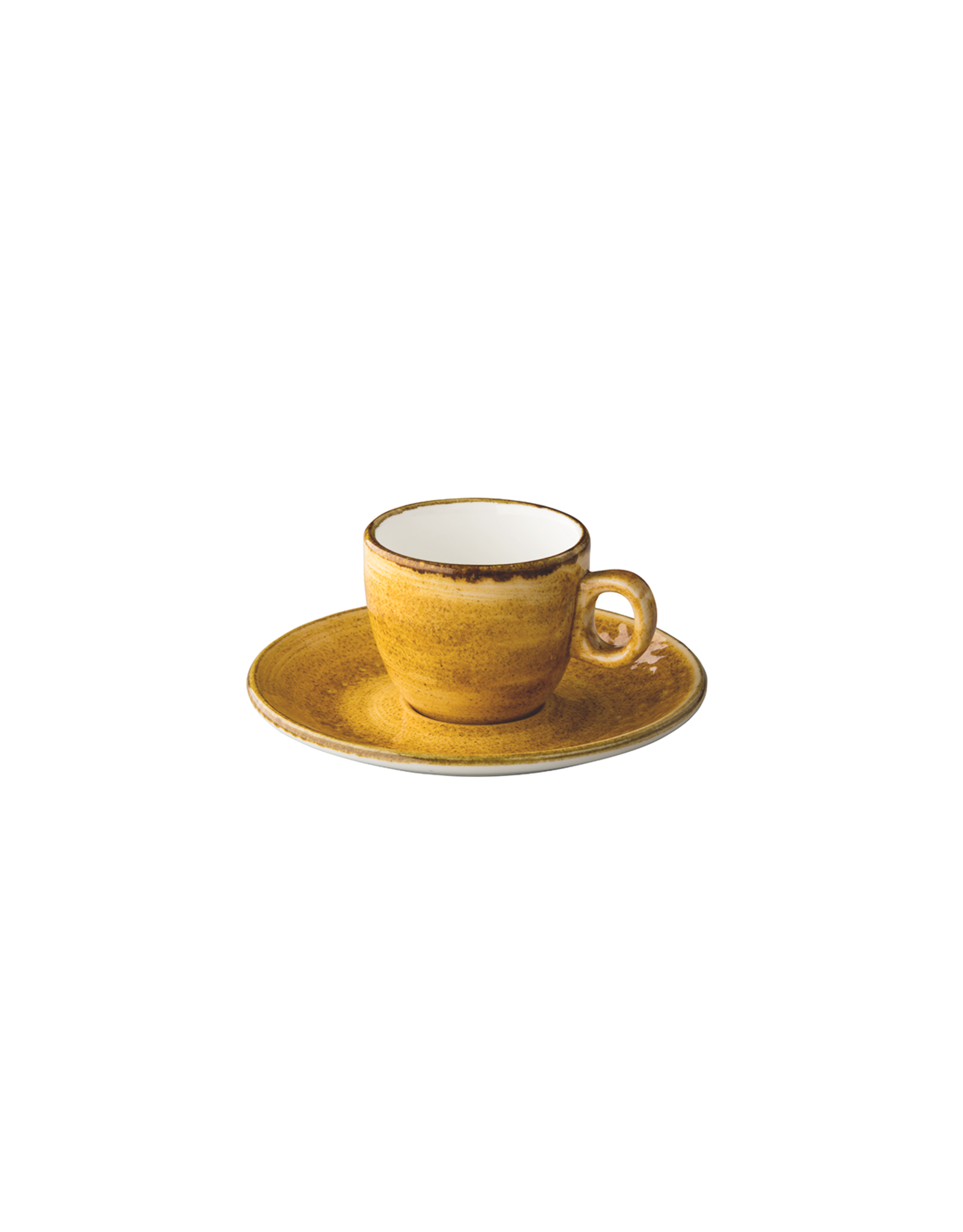 Stylepoint Jersey espresso saucer stackable yellow 13cm