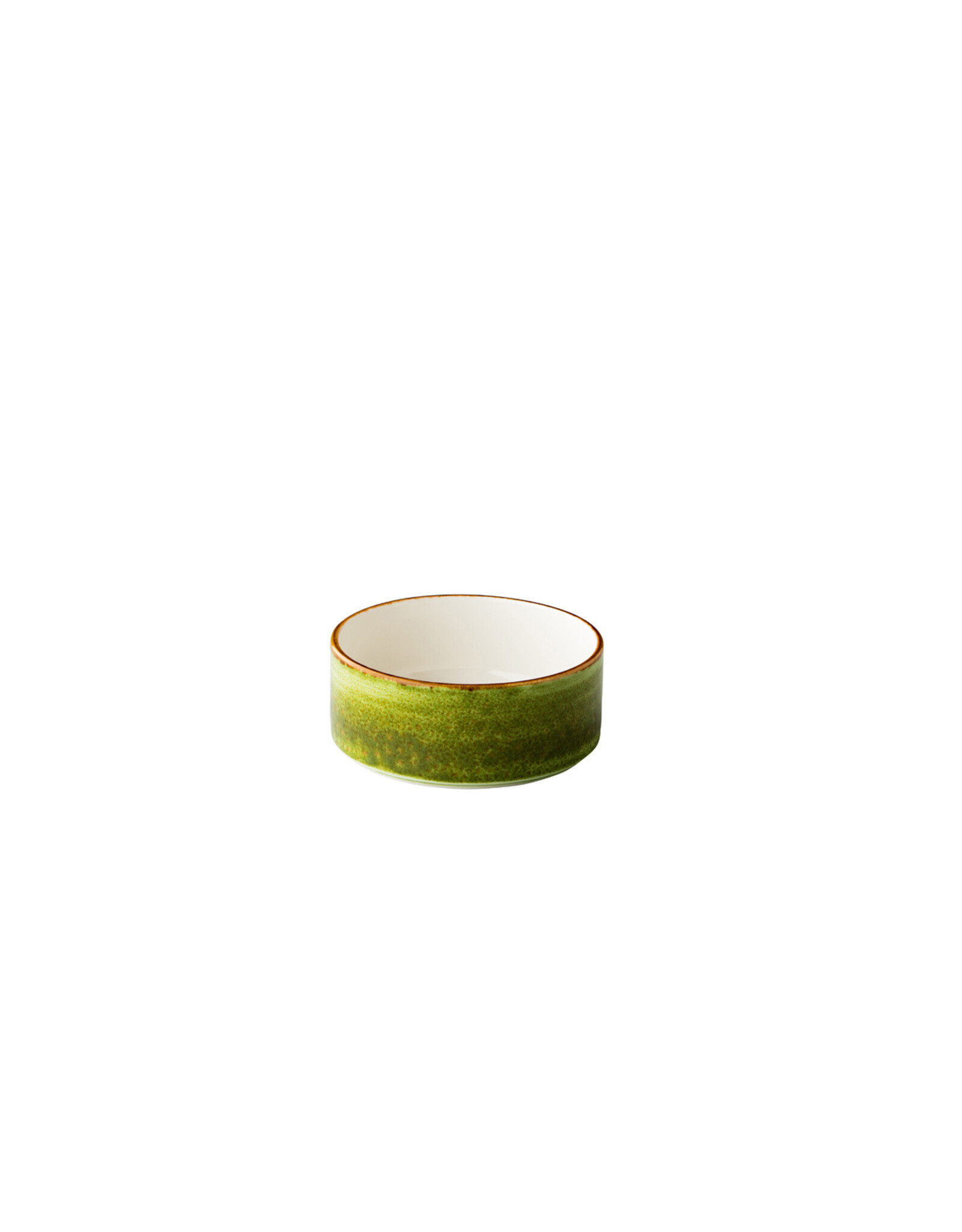 Stylepoint Jersey bowl raised edge stackable green 12,8cm 450ml