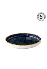 Stylepoint Jersey rond bord opstaande rand blauw 20,4 cm stapelbaar - 5 jaar chipgarantie