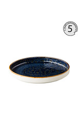 Stylepoint Jersey round plate raised edge blue 20,4 cm stackable - 5 year chip warranty