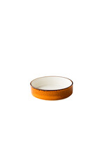 Stylepoint Jersey bord diep opstaande rand stapelbaar oranje 18cm - 750ml