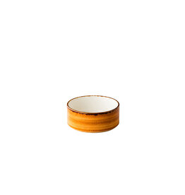 Stylepoint Jersey bowl raised edge stackable orange 12,8 cm