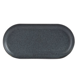 Stylepoint Smal ovaal bord Seasons Graphite 30x15cm - ALLEEN OP BESTELLING