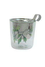 Eigenart Tea cup Lyn Gingko double-walled temperature-resistant borosilicate glass 250 ml