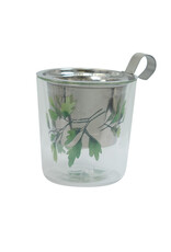 Eigenart Theeglas Lyn Gingko dubbelwandig  temperatuur-resistent borosilicaat glas 250 ml