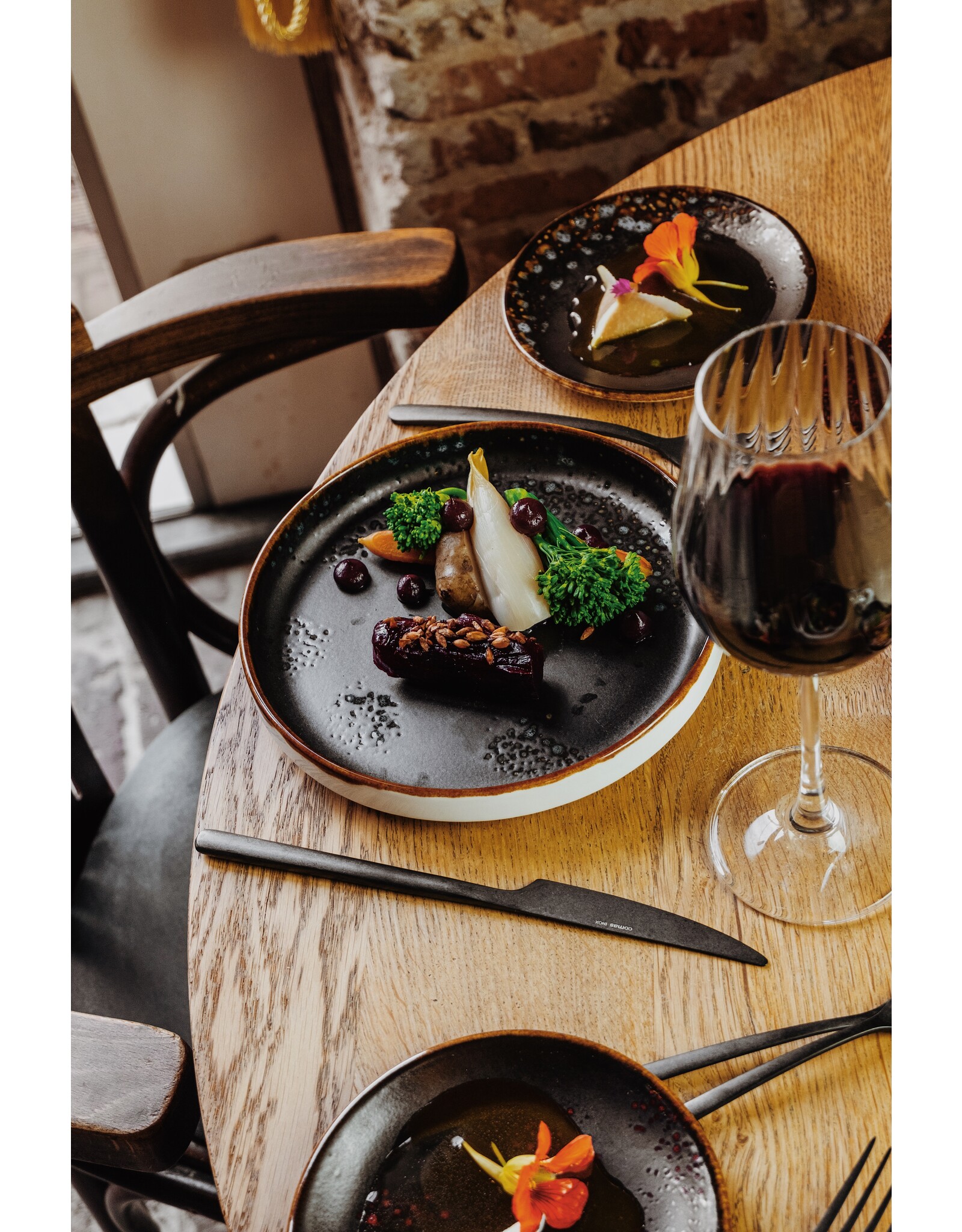 Stylepoint Amazon 'Starry Night' rond bord opstaande rand 20.5 cm