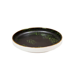 Stylepoint Amazon Jungle Green round plate raised edge 20.5 cm