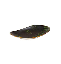 Stylepoint Amazon 'Jungle Green' Triangle Plate 20,5x12cm
