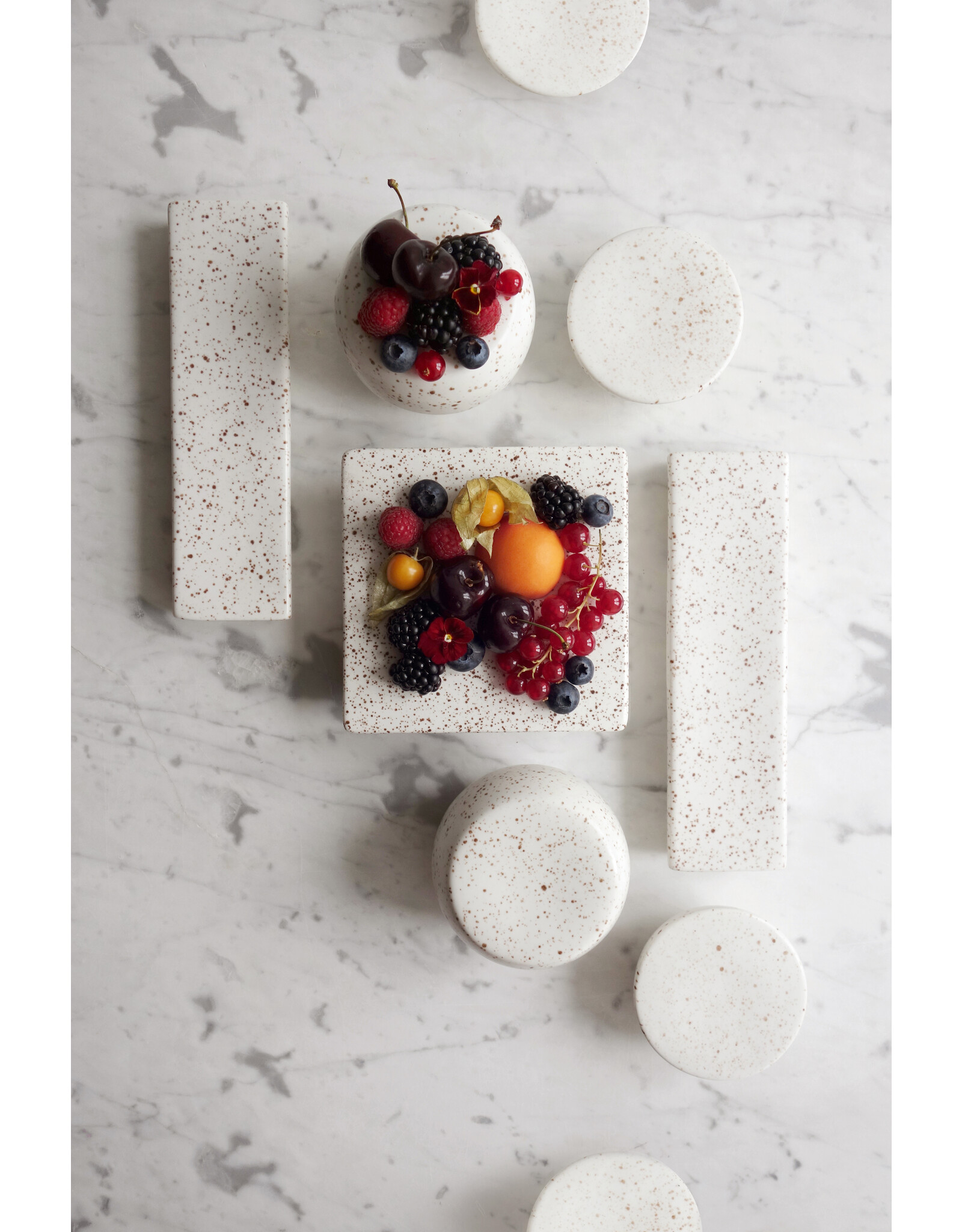 Stylepoint Presentation Shape Rectangular Off White 21x6cm