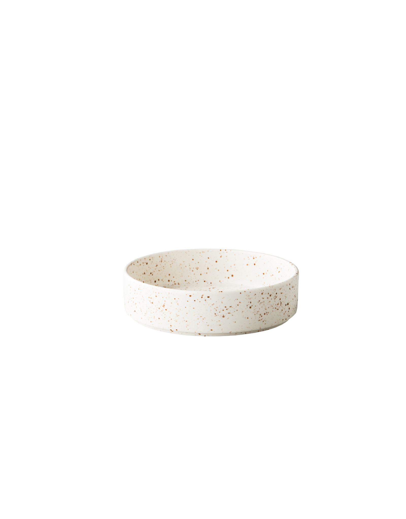 Stylepoint Presentation Shape Plate Raised Edge Stackable Black White 18x5cm