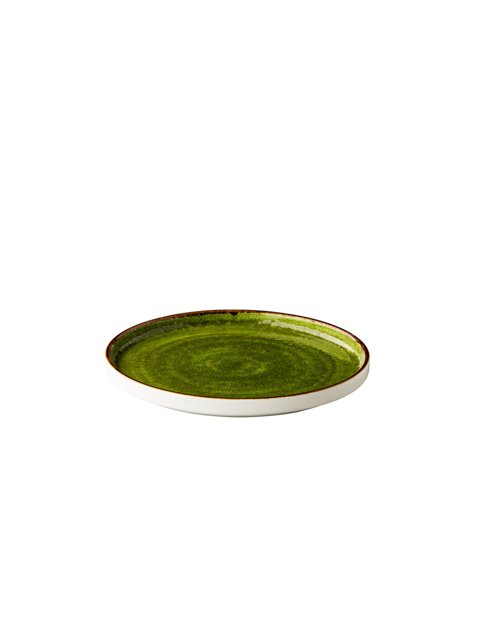Stylepoint Jersey plate raised edge stackable green 20,5 cm
