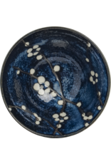 EDO Japan Bowl 22cm 13cm H7cm Hanablue, Japan EDO Japan Bowl 22cm 13cm H7cm Hanablue, Japan