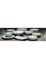 EDO Japan Bord 22,5cm H3cm Hanagreen, Japan