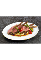 Stylepoint Q Basic Maria Theresa Plate, White with gold rim, 28cm