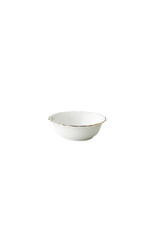 Stylepoint Q Basic Maria Theresa Kom, Wit met gouden rand, 15cm
