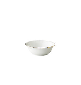 Stylepoint Q Basic Maria Theresa Kom, Wit met gouden rand, 15cm