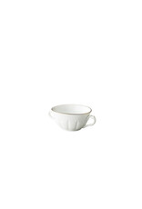 Stylepoint Q Basic Maria Theresa Soepkom met 2 handvaten, Wit met gouden rand, 300ml