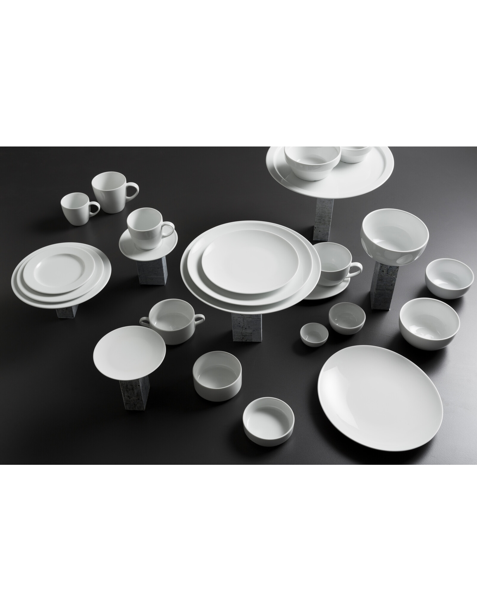 Stylepoint Q Basic saucer asymmetric centre Ø 16,5cm
