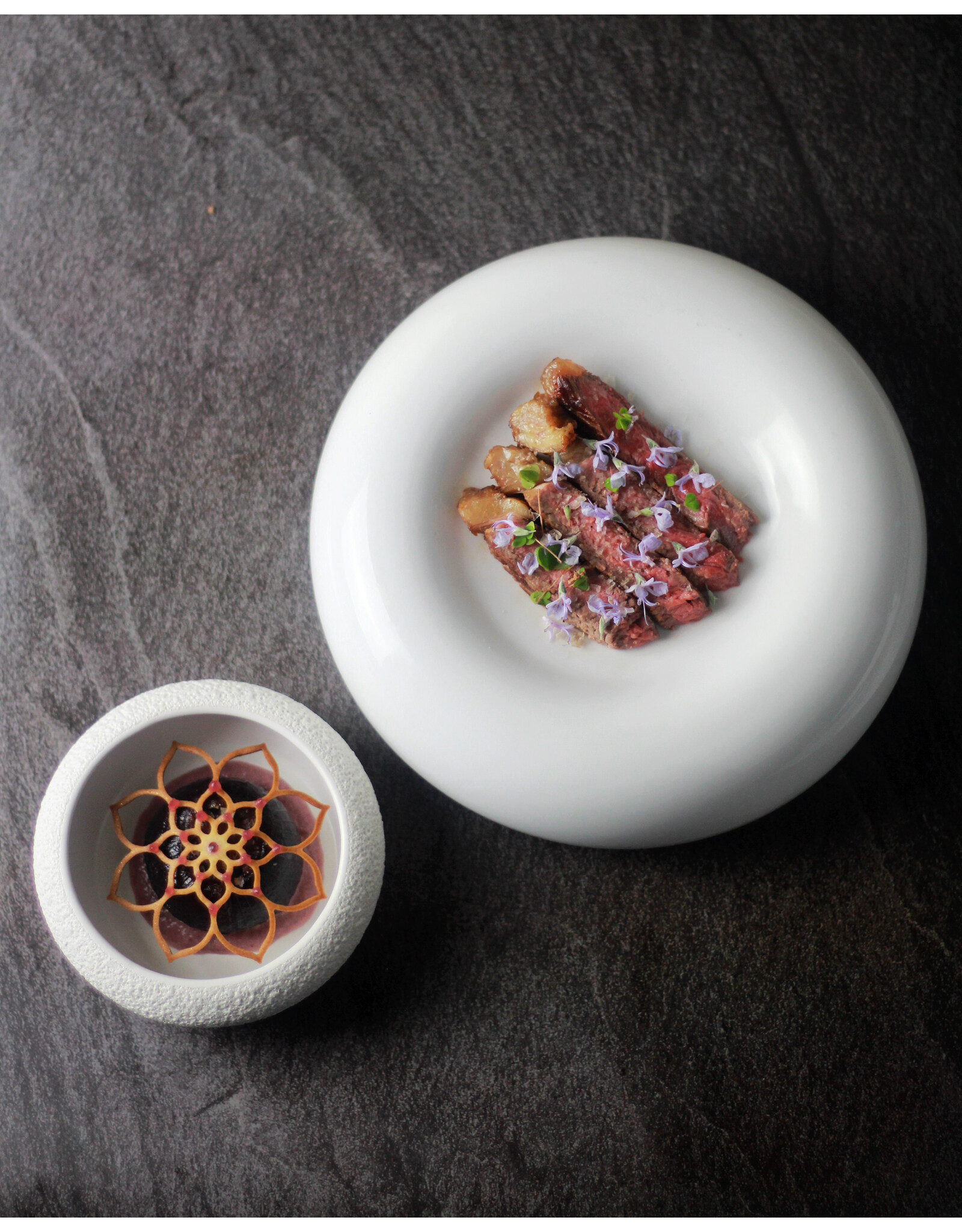 Stylepoint Q Basic White 'Donut' plate Ø22cm x 7,1cm