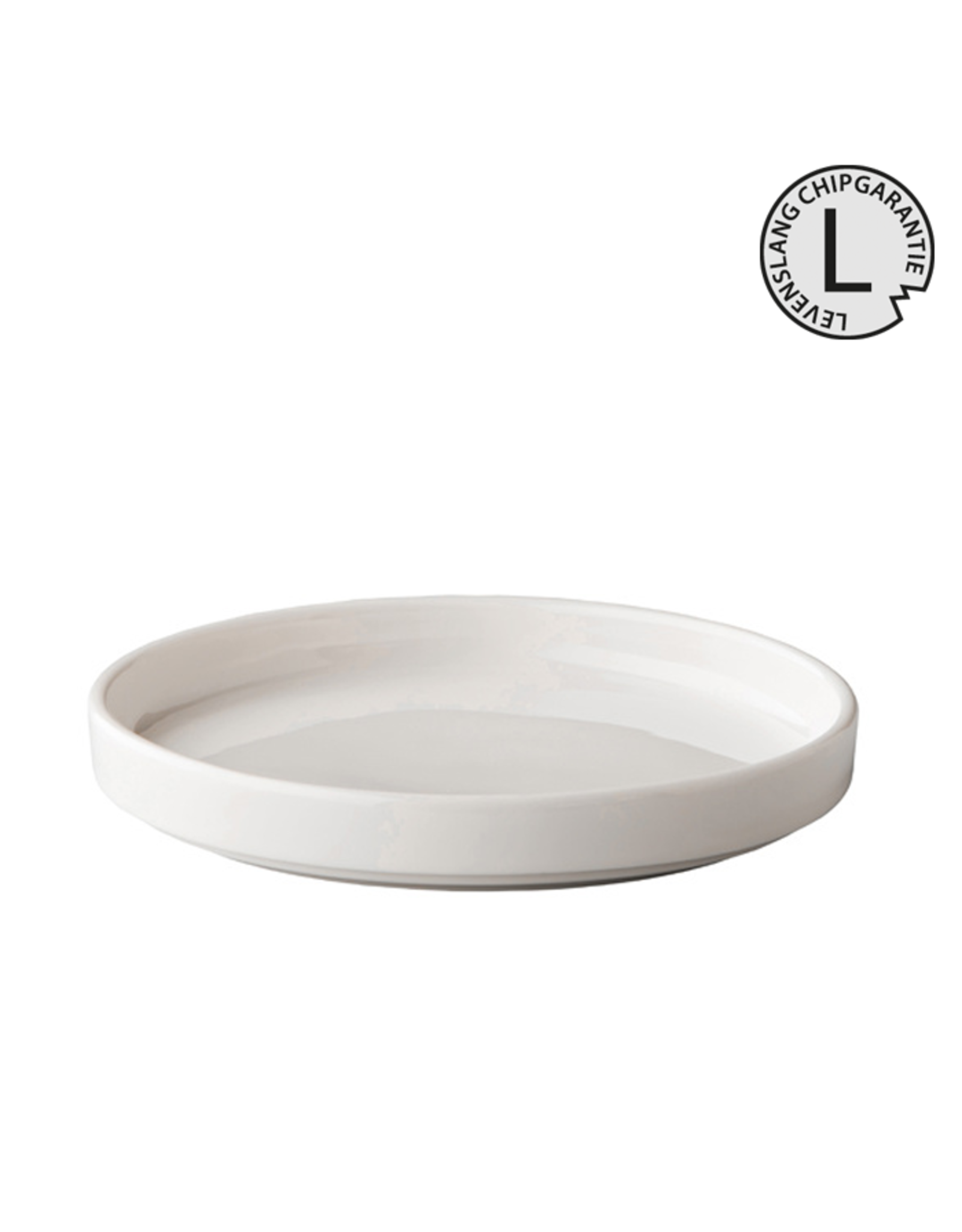 Stylepoint Q Performance Wit bord opstaande rand stapelbaar 25.4 cm