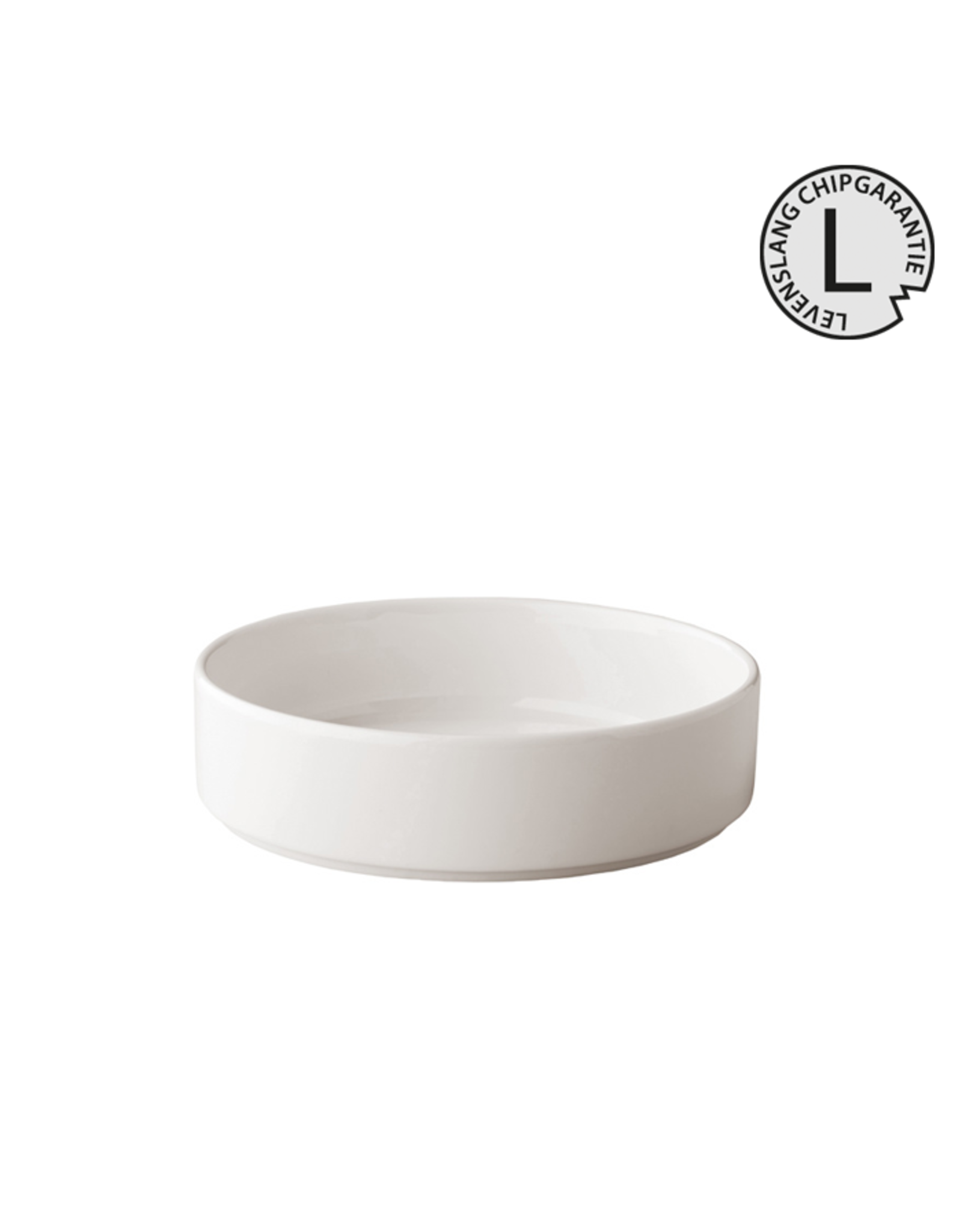 Stylepoint Q Performance Wit diep bord opstaande rand stapelbaar 18 cm