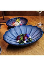 Stylepoint Flower Diep bord blauw 24 cm, 840ml
