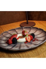 Stylepoint Flower Diep bord grijs 24 cm, 840ml