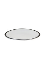 Stylepoint Eclipse bord, wit met zwarte rand, 31,5 cm