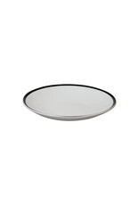 Stylepoint Eclipse coupe bord diep, wit met zwarte rand, 26.5cm