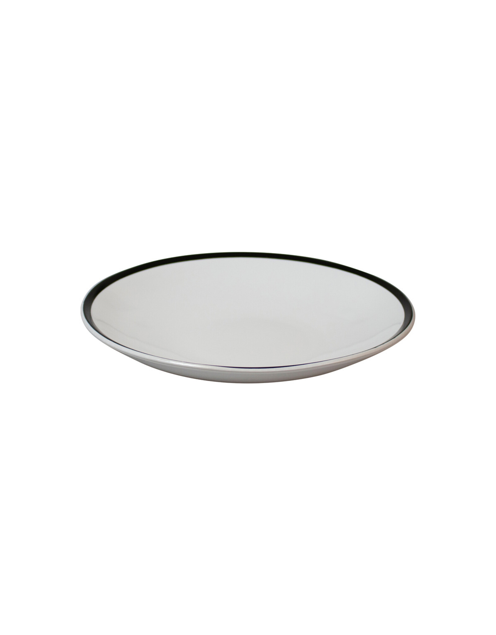 Stylepoint Eclipse coupe bord diep, wit met zwarte rand, 26.5cm