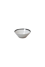 Stylepoint Eclipse kom , wit met zwarte rand, 16.5cm, 500ml